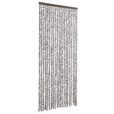 Ruskea ja beige hyönteisverho Septilici 90x220cm (chenille)