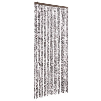 Ruskea ja beige hyönteisverho Septilici 100x220cm (chenille)