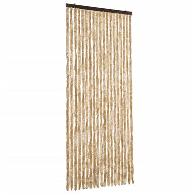 Beige hyönteisverho Septilici 56x185cm (chenille)