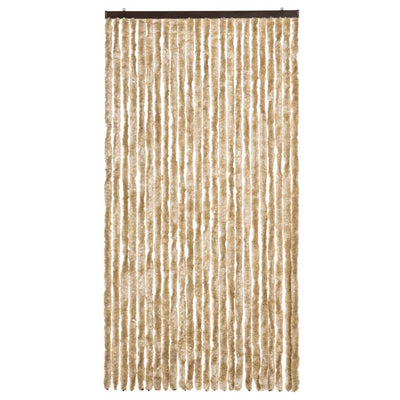 Beige hyönteisverho Septilici 100x220cm (chenille)