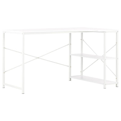 Tietokonepöytä 120x72x70 cm valkoinen