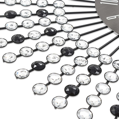 Musta seinäkello metalli Raghfan 43cm