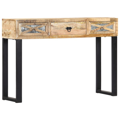 Konsolipöytä 110x30x76 cm täysi mangopuu