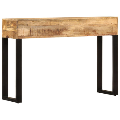 Konsolipöytä 110x30x76 cm täysi mangopuu