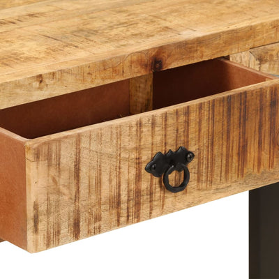 Konsolipöytä 110x30x76 cm täysi mangopuu