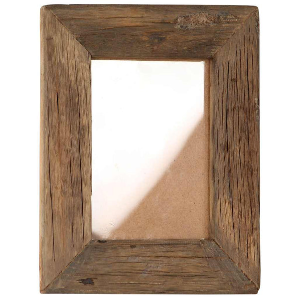 Valokuvakehykset 2 kpl 23x28 cm täysi kierrätetty puu ja lasi