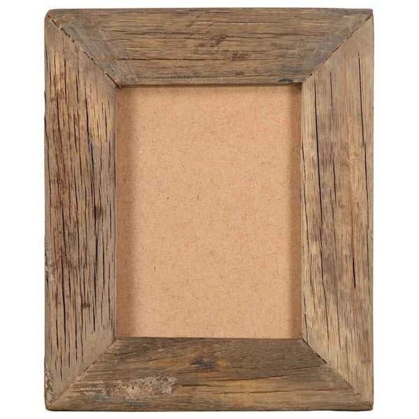 Valokuvakehykset 2 kpl 23x28 cm täysi kierrätetty puu ja lasi