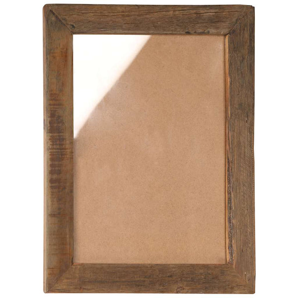 Valokuvakehykset 2 kpl 40x50 cm täysi kierrätetty puu ja lasi