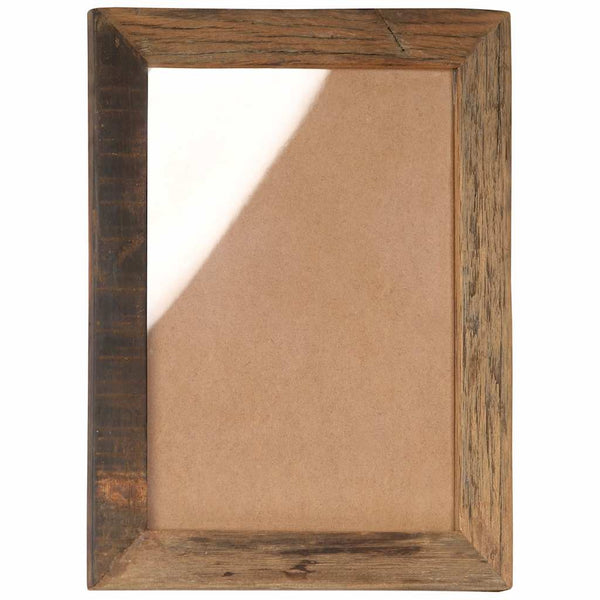 Valokuvakehykset 2 kpl 40x50 cm täysi kierrätetty puu ja lasi
