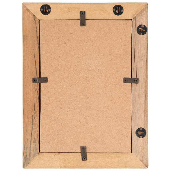 Valokuvakehykset 2 kpl 40x50 cm täysi kierrätetty puu ja lasi