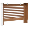 Lämpöpatterin suoja MDF 112x19x81,5 cm valkoinen