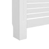 Lämpöpatterin suoja MDF 152x19x81,5 cm valkoinen