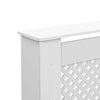 Lämpöpatterin suoja MDF 152x19x81,5 cm valkoinen