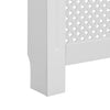 Lämpöpatterin suoja MDF 152x19x81,5 cm valkoinen
