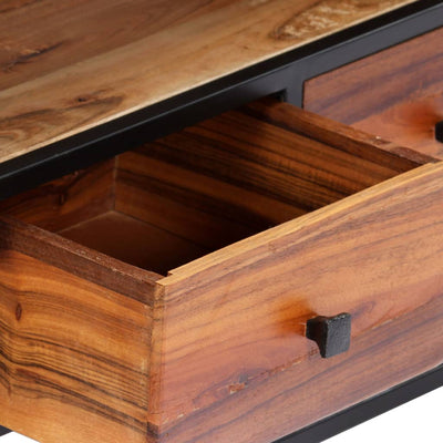 Tv-taso Hortensia 120x30x40cm (kierrätetty puu ja teräs)