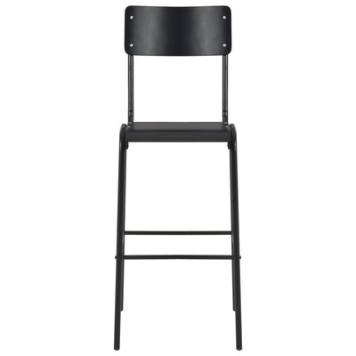 3-osainen Baarikalusteryhmä teräs musta