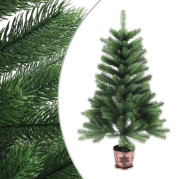 Vihreä tekojoulukuusi aidonlaiset havut Rodrique 90cm