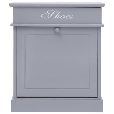 Harmaa kenkäkaappi Varvara 50x28x58cm (keisaripuu)