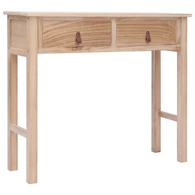 Sivupöytä luonnollinen 90x30x77 cm puu