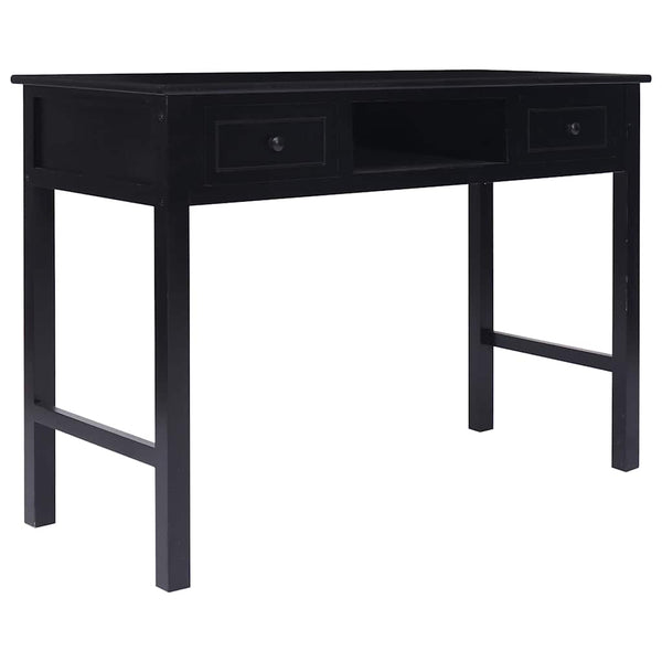 Kirjoituspöytä harmaa 110x45x76 cm puinen