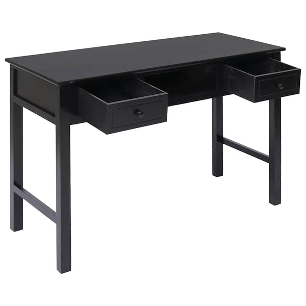 Kirjoituspöytä harmaa 110x45x76 cm puinen