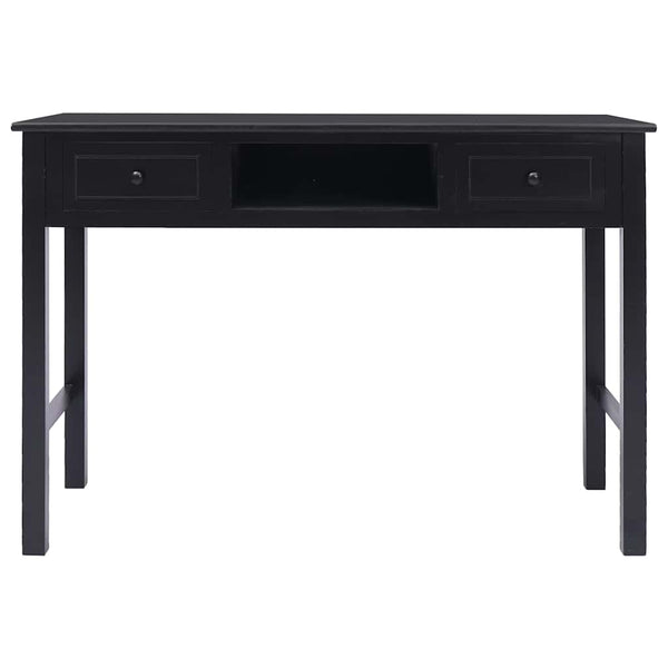 Kirjoituspöytä harmaa 110x45x76 cm puinen