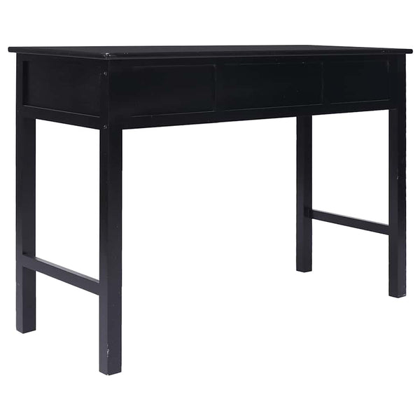 Kirjoituspöytä harmaa 110x45x76 cm puinen