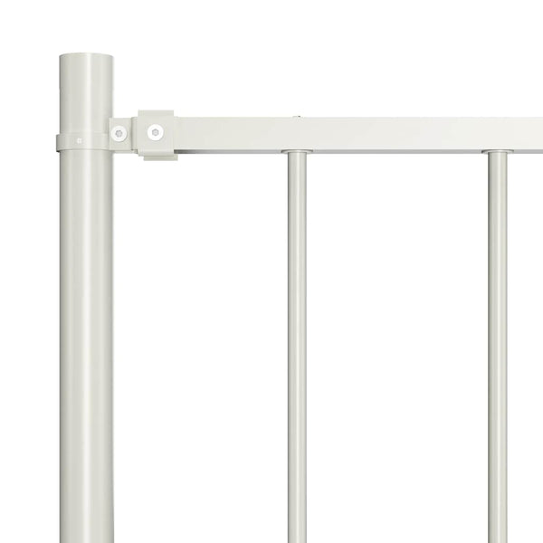 Aitapaneeli Woerden tolpilla teräs 1,7x1,25 m valkoinen