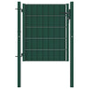 Aitaportti PVC ja teräs 100x100 cm vihreä