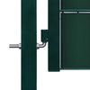 Aitaportti PVC ja teräs 100x100 cm vihreä