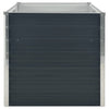 Antrasiitti puutarhalaatikko Ghirghina 160x80x77cm (galvanoitu teräs)