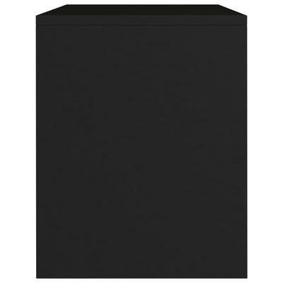 Yöpöydät 2 kpl musta 40x30x40 cm tekninen puu