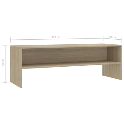 TV-taso Sonoma tammi 120x40x40 cm tekninen puu