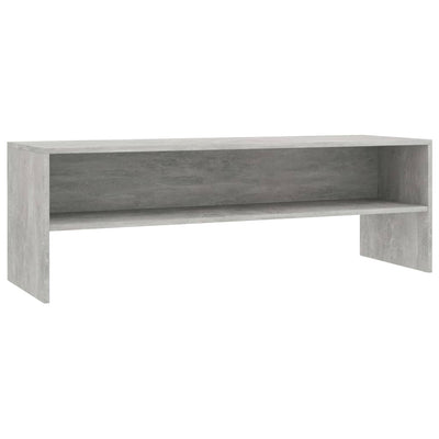 TV-taso betoninharmaa 120x40x40 cm lastulevy