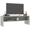 TV-taso betoninharmaa 120x40x40 cm lastulevy
