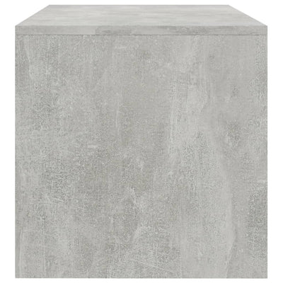TV-taso betoninharmaa 120x40x40 cm lastulevy