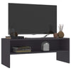 TV-taso harmaa 100x40x40 cm lastulevy