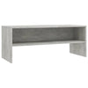 TV-taso betoninharmaa 100x40x40 cm tekninen puu
