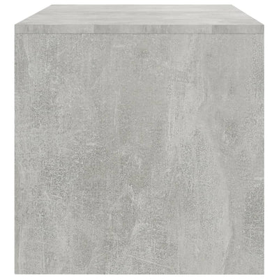 TV-taso betoninharmaa 100x40x40 cm tekninen puu