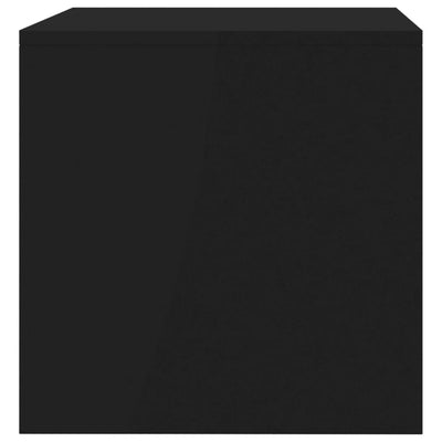 TV-taso musta 80x40x40 cm tekninen puu