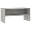 TV-taso betoninharmaa 80x40x40 cm lastulevy