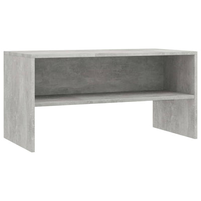TV-taso betoninharmaa 80x40x40 cm lastulevy