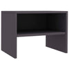 Yöpöydät 2kpl harmaa 40x30x30 cm lastulevy