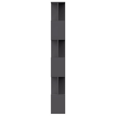 Kirjahylly/tilanjakaja harmaa 80x24x192 cm lastulevy