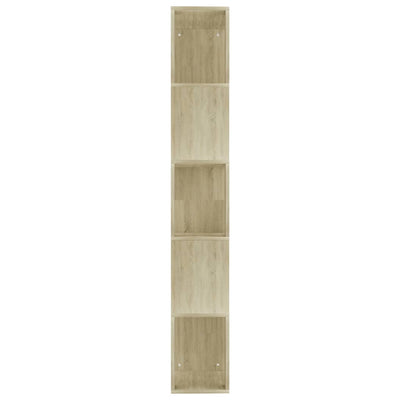 Kirjahylly/tilanjakaja Sonoma tammi 45x24x159 cm tekninen puu