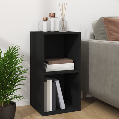 Vinyylilevyjen säilytyslaatikko ruskea 71x34x36 cm tekninen puu