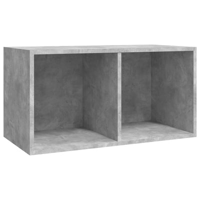 Vinyylilevyjen säilytyslaatikko harmaa 71x34x36 cm tekninen puu