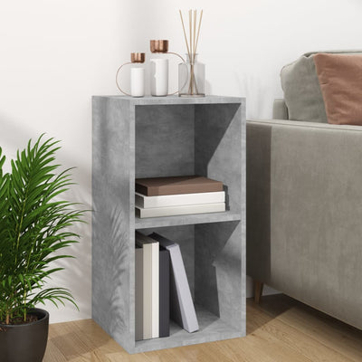 Vinyylilevyjen säilytyslaatikko harmaa 71x34x36 cm tekninen puu
