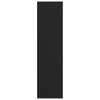 Musta kirjakaappi Anasztaszia 36x30x114cm (lastulevy)