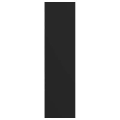 Musta kirjakaappi Anasztaszia 36x30x114cm (lastulevy)